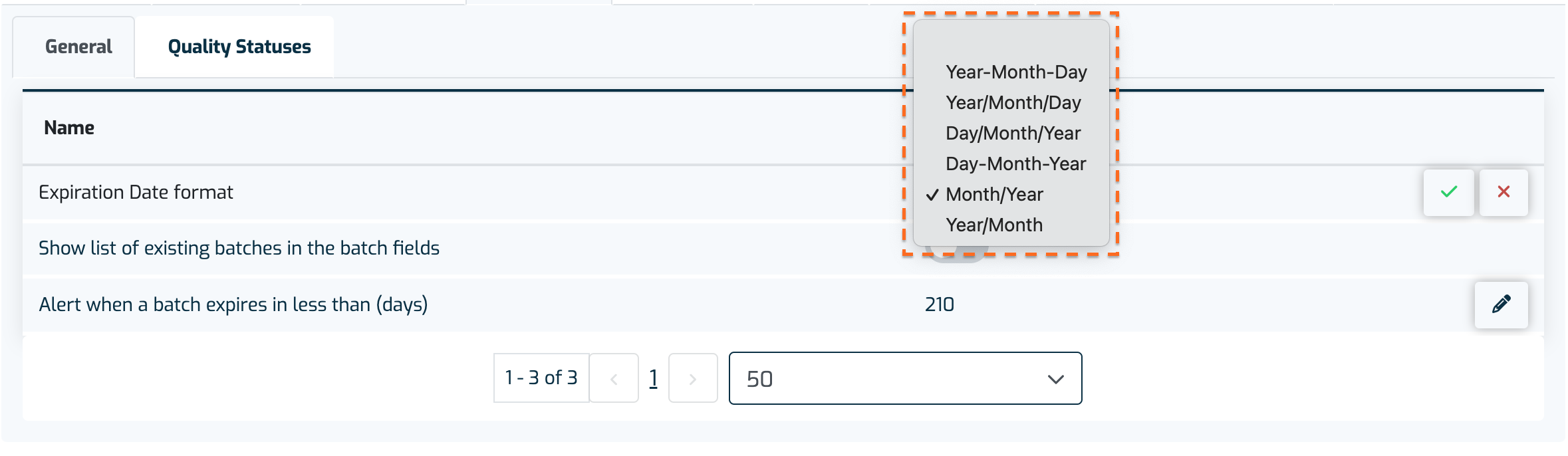 How to Change the Expiry Date Format