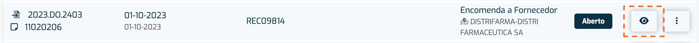Como consultar o stock de um artigo/lote?